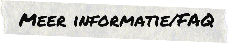 Meer informatie faq
